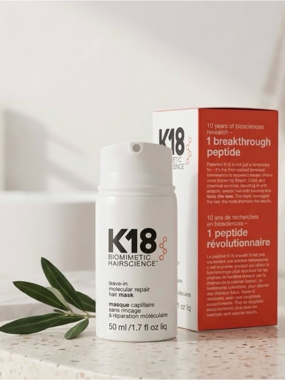 Leave-In Molecular Repair Hair Mask — 1.7